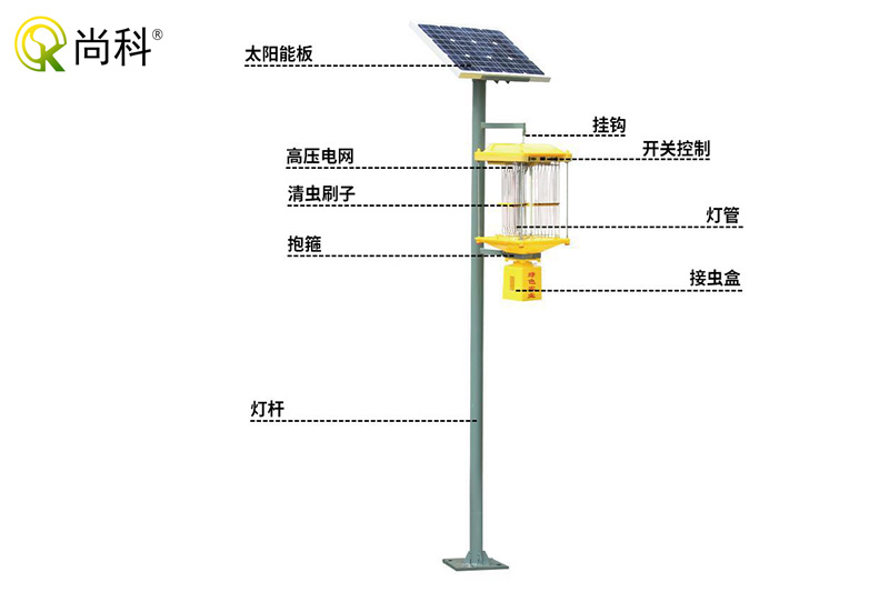帶你認識一下太陽能殺蟲燈配件
